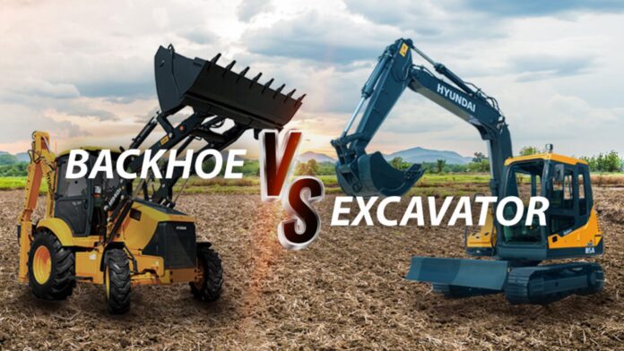 Excavator vs Backhoe Loader: Right Heavy Machine for Your Project